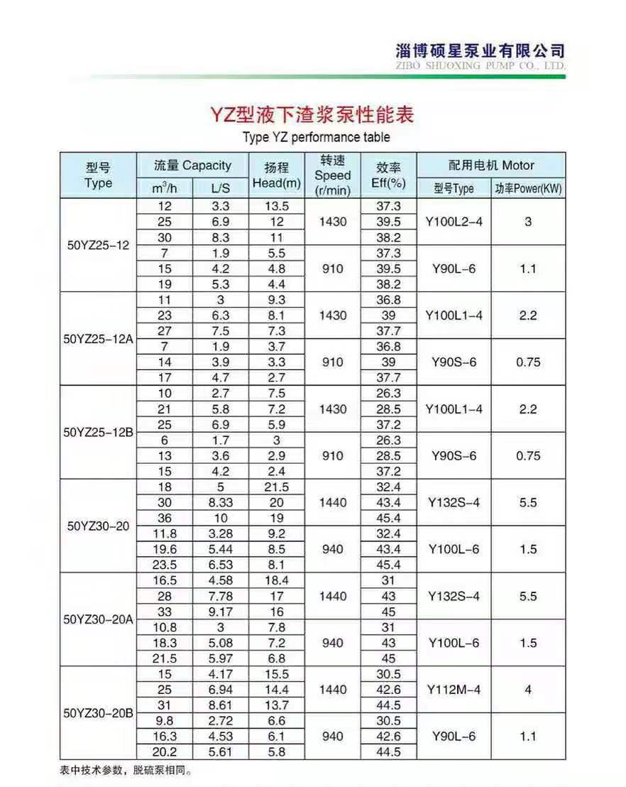 液下渣漿泵(圖2) 液下渣漿泵